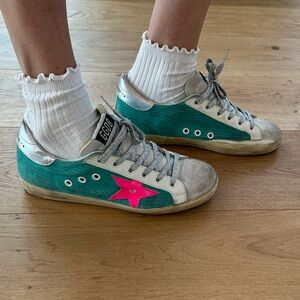 Women’s Golden Goose Superstar Sneakers - Size 38
